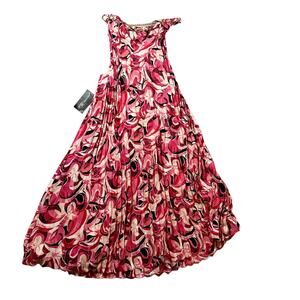 INC International Concepts, Size XL Pink Abstract Dress